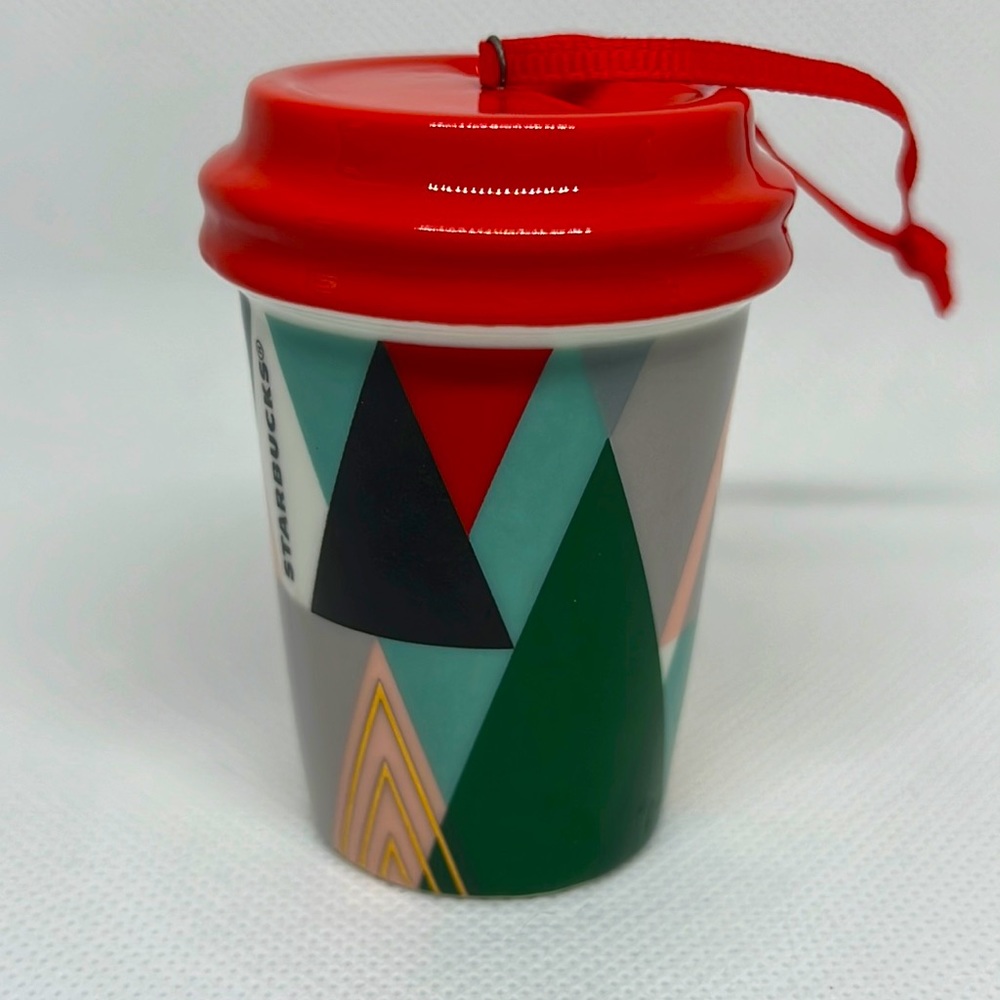 2017 Starbucks Modern Trees Cup Ornament